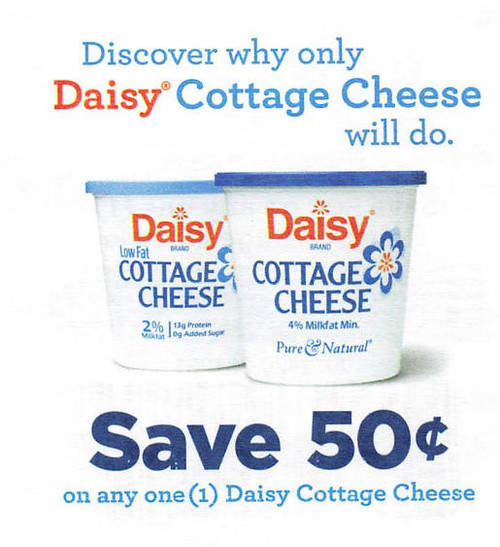 *EXPIRED* DAISY COTTAGE CHEESE (DND), ANY $0.50/1 EXP - 12/31/23