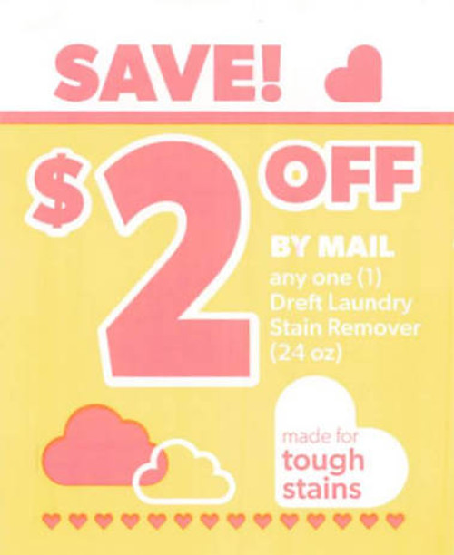 *MAIL IN REBATE* DREFT LAUNDRY STAIN REMOVER 24 OZ, ANY $2.00/1 EXP - 12/31/25