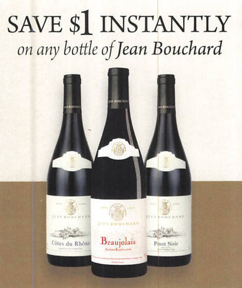 JEAN BOUCHARD BOTTLE, ANY $1.00/1 EXP - NO EXPIRATION