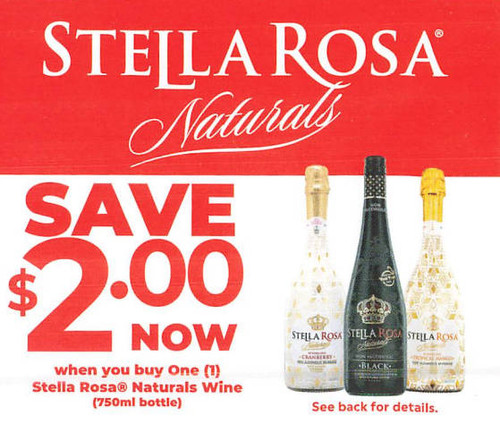 STELLA ROSA NATURALS WINE 750ML BOTTLE, ANY $2.00/1 EXP - 12/31/24