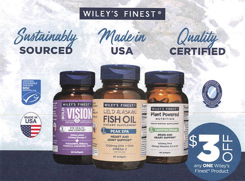 WILEY'S FINEST PRODUCT (DND), ANY $3.00/1 EXP - 12/31/24*