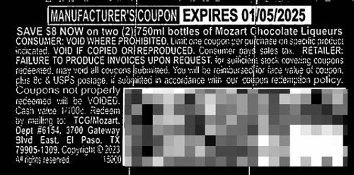 MOZART CHOCOLATE LIQUEURS 750ML BOTTLES, ANY TWO $8.00/2 EXP - 01/05/25