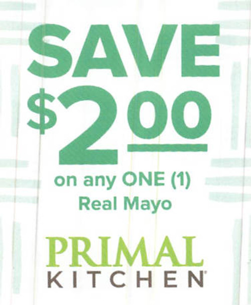 PRIMAL KITCHEN REAL MAYO (EXCLUDING SQUEEZE MAYO AND VEGAN MAYO), ANY $2.00/1 EXP - 12/31/24