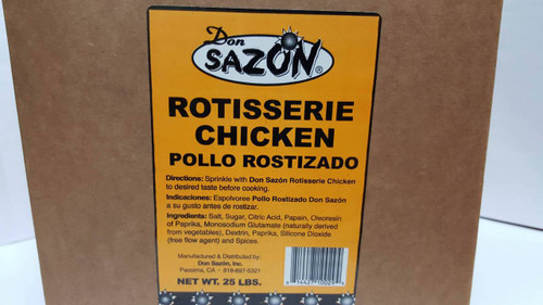 Don Sazon Rotisserie Chicken Seasoning 25lbs