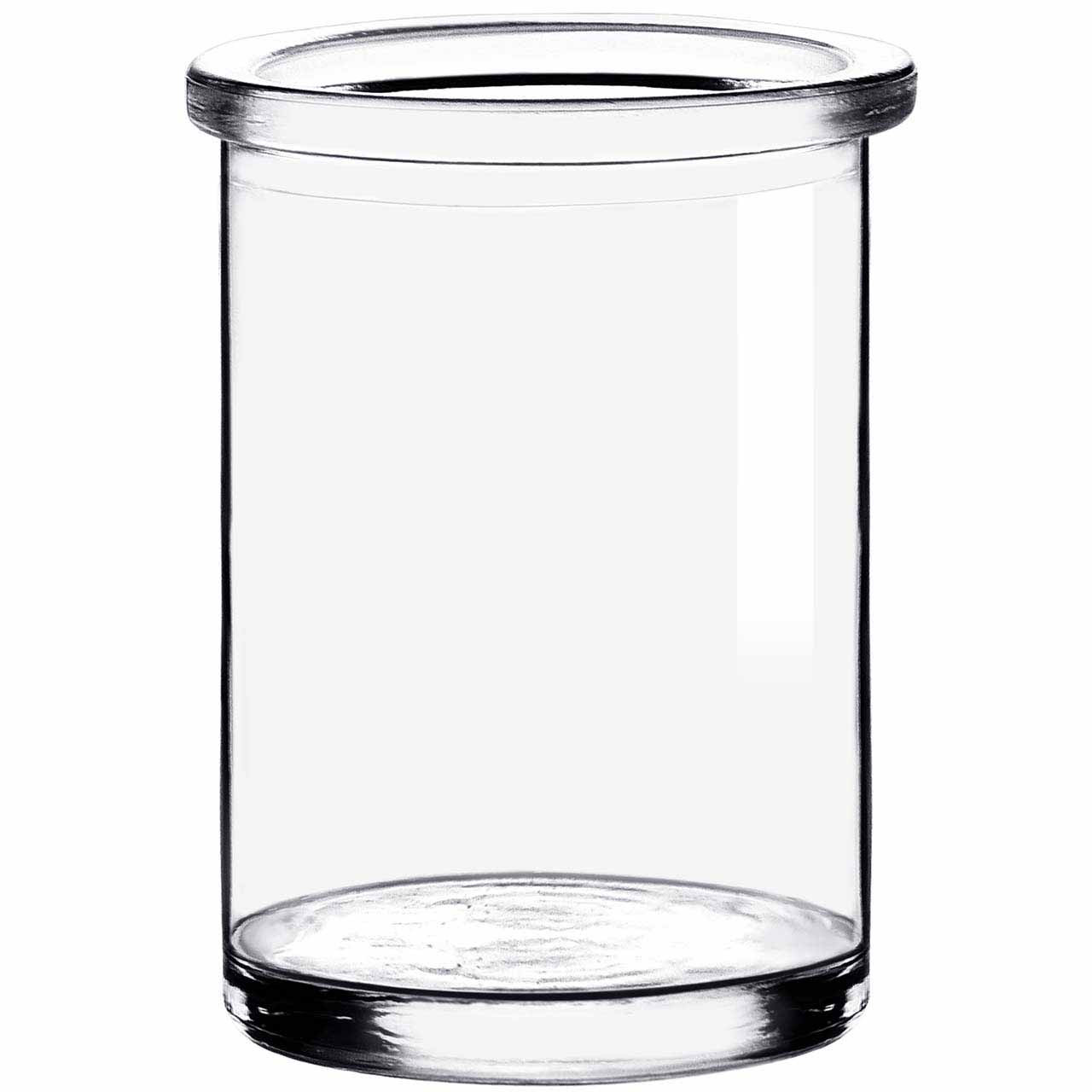 6 oz. Straight Sided Glass Jars With White Lids - Nature's Garden Candles