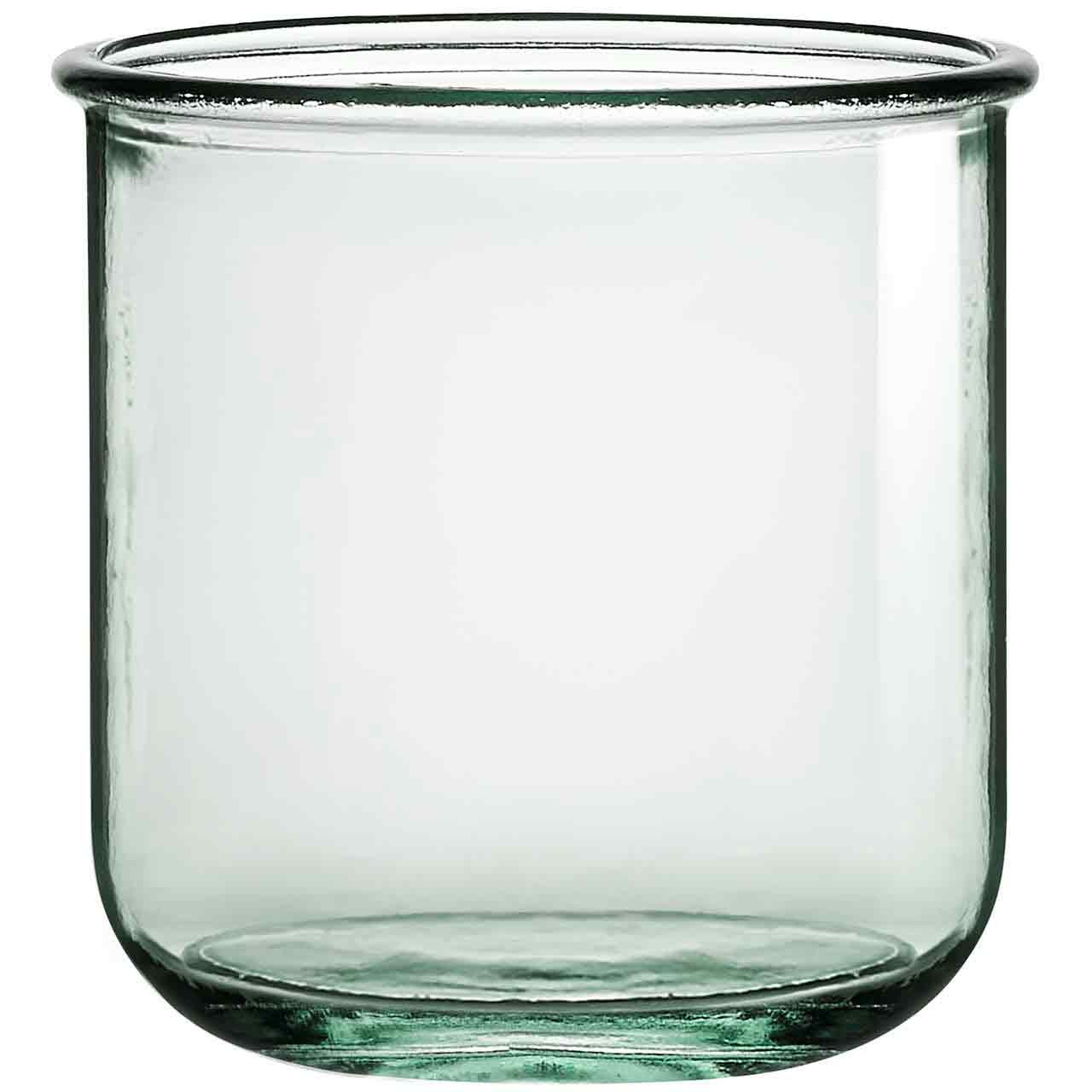 straight transparent 90oz candle container blown extra large glass candle  jar