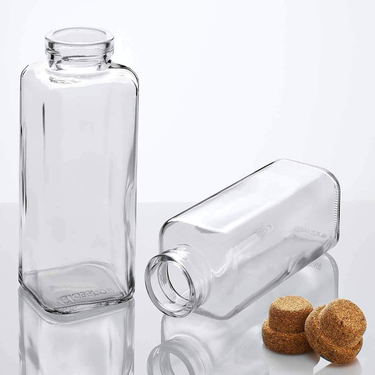 16 oz Orleans Square Glass Bottle Glassnow