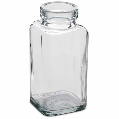 (12 Honey Weight) Orleans Square Glass Bottle Cork