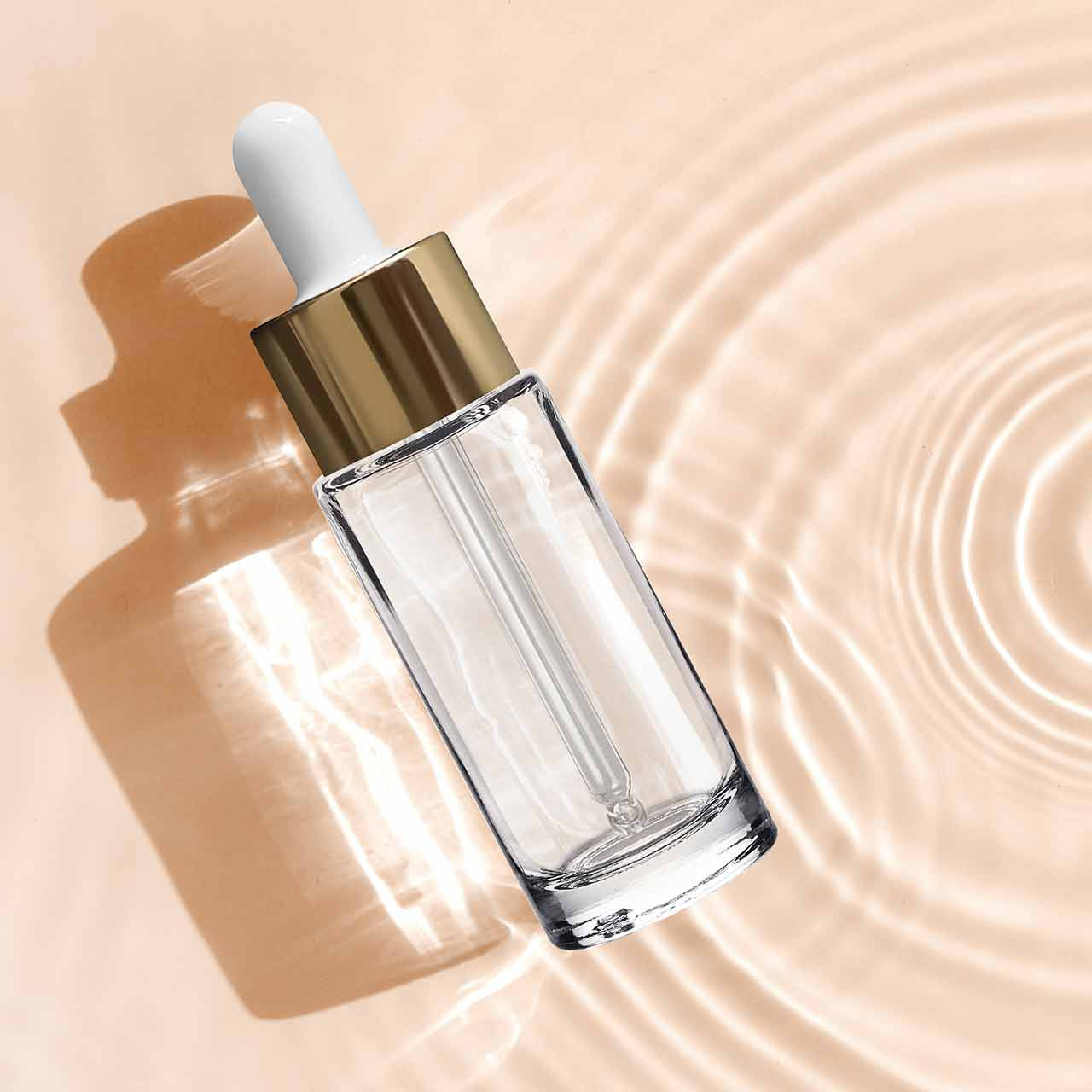 1 oz Cylindra Clear Glass Bottle with Dropper | Glassnow