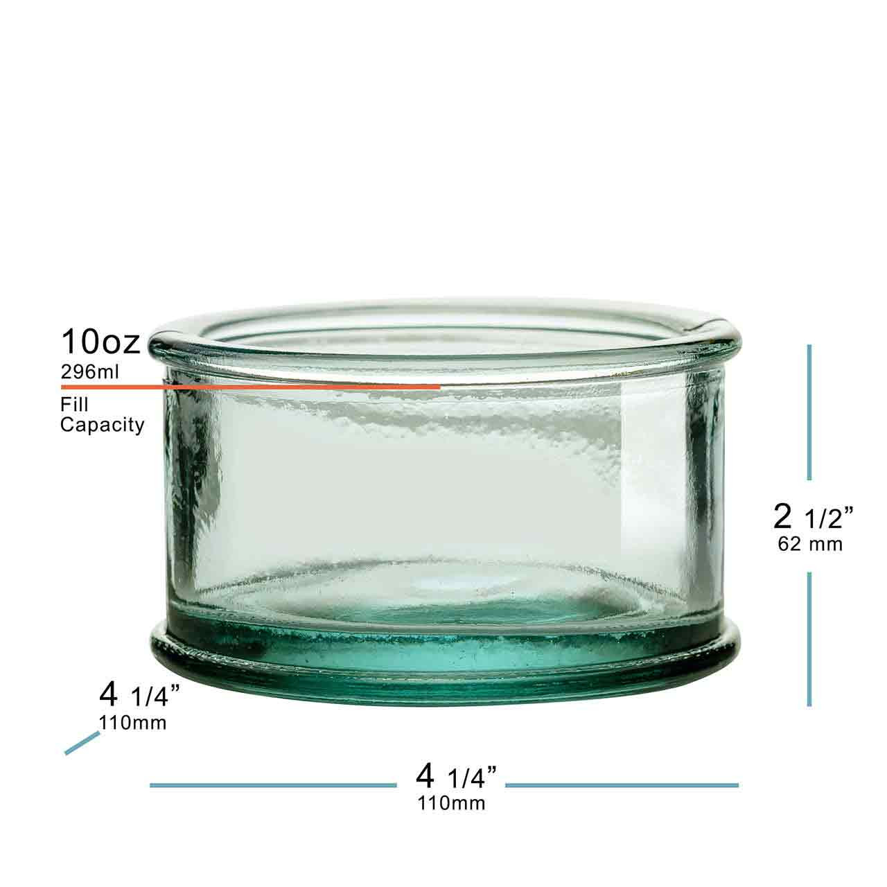 Wholesale 10oz Clear Round Candle Vessels Home Decorative Glass Candle Jars  - China Candle Jar Ready Stock, 10oz Glass Candle Jar with Lids