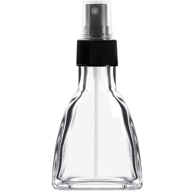 1 Oz (30 l) Clear Boston Round Glass Bottle w/Black Fine ist Sprayer... 1 Oz (30 l) Clear Boston Round Glass Bottle w/Black Fine ist Sprayer...