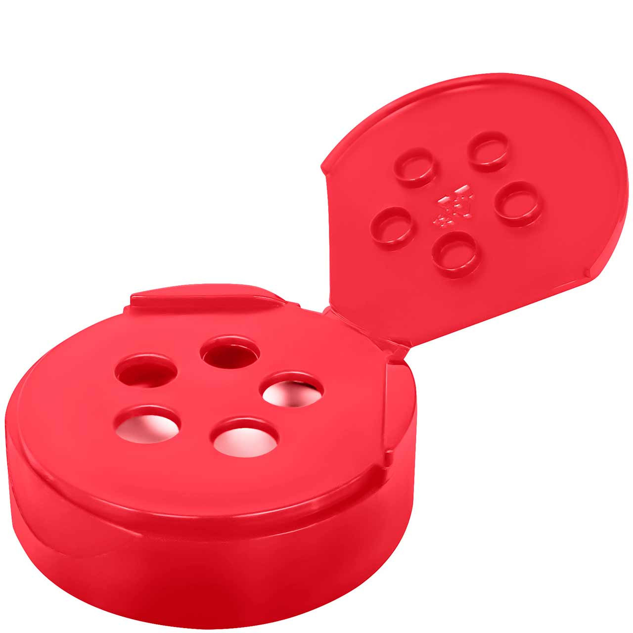 Spice Cap 43/400 Red PP Dispensing Cap, 5 Holes No Liner | Large