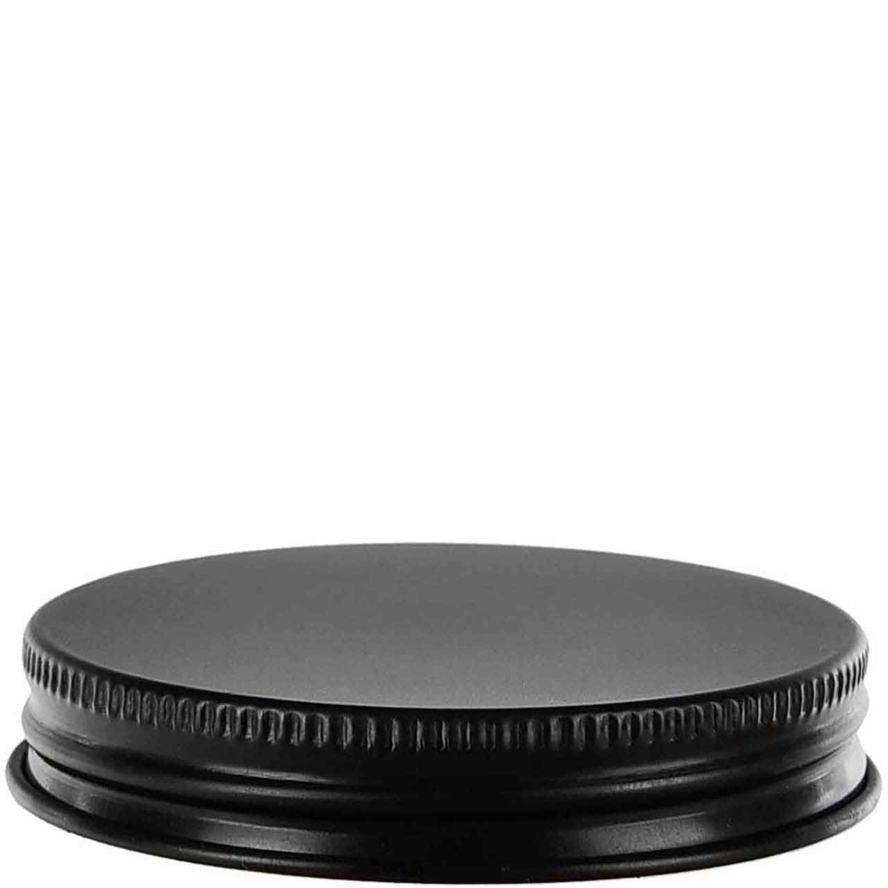 めいページNo.30,46,50蓋,51鉢,54 Screw Cap 58/400, Black Matte Tinplate with PE Liner | Glassnow