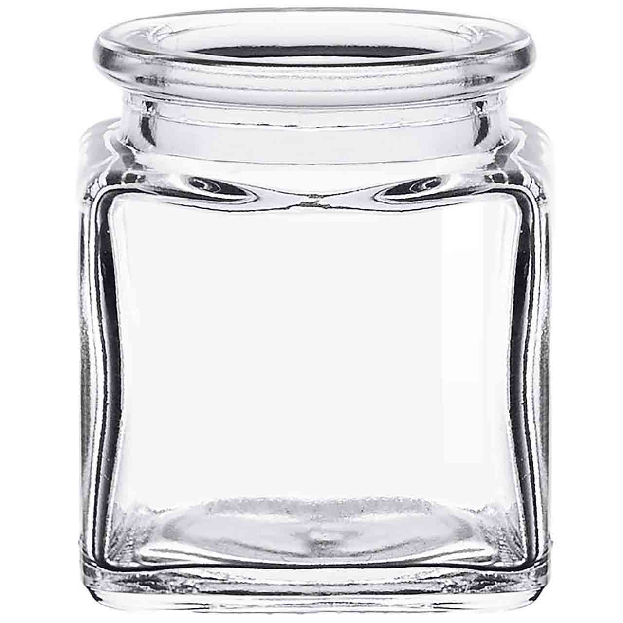 1.4 oz Square Glass Jar | Glassnow