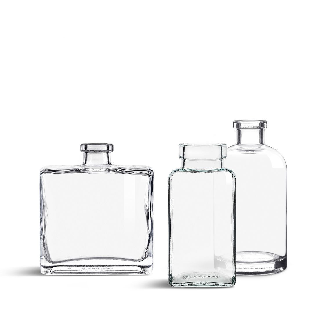 Cork Finish Glass Bottles category image