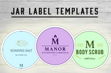 Jar Label Templates | Free Mock-Up PSDs