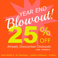 Year End Blowout Sale on Previously Discounted Packaging Closeouts!