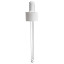 38灯 whatwewant Droppers premium 1.7 oz Cylindra Glossy White Glass Bottle with Dropper | Glassnow