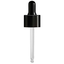 1 oz Cylindra Clear Glass Bottle with Dropper | Glassnow