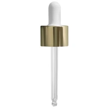 1 oz Cylindra Clear Glass Bottle with Dropper - Clear Glass Bottle