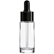 1.7 oz Cylindra Dark Amber Glass Bottle with Dropper | Glassnow