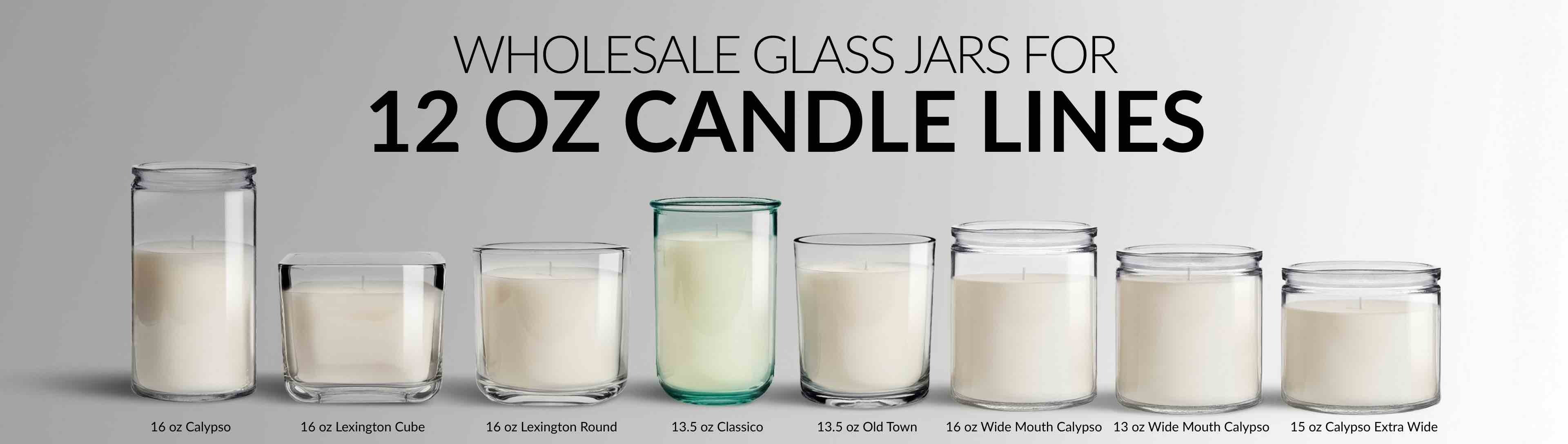 12 oz Candle Jars Glassnow