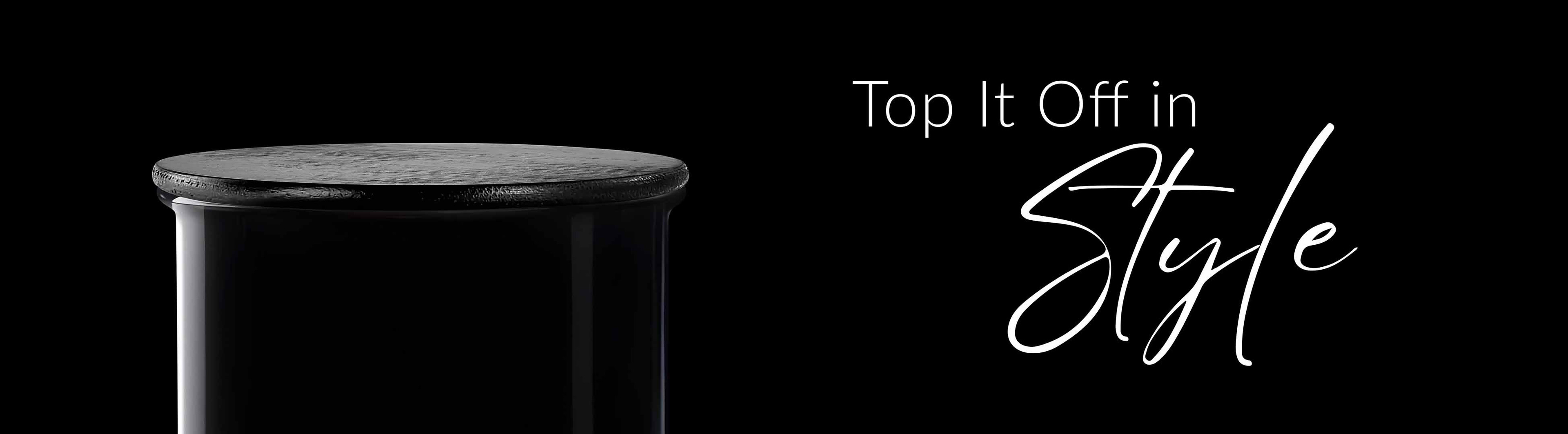 Bamboo Black Lid Candle