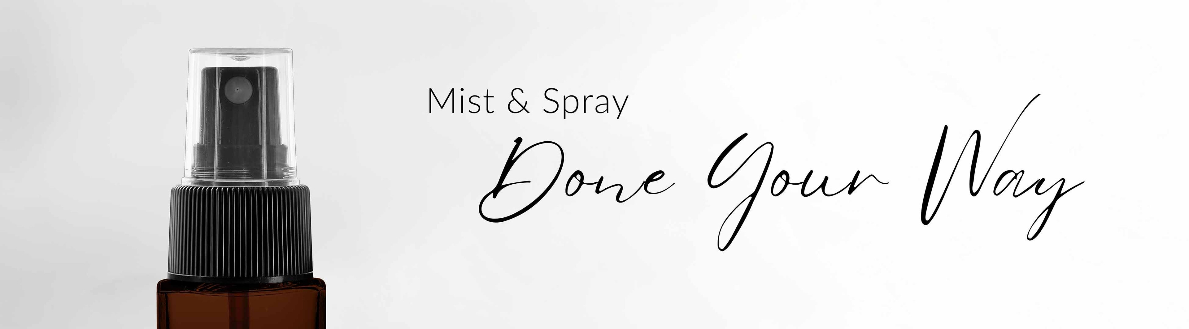Classic Black Fine Mist Sprayer
