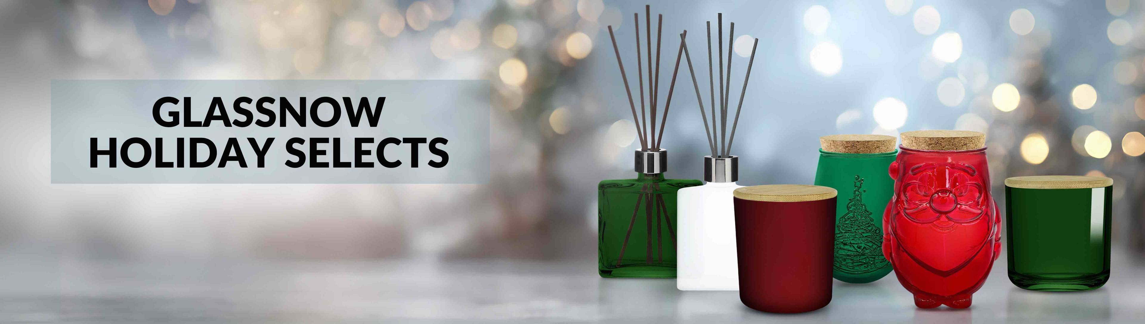 Holiday Candle and Reed Diffuser Containers
