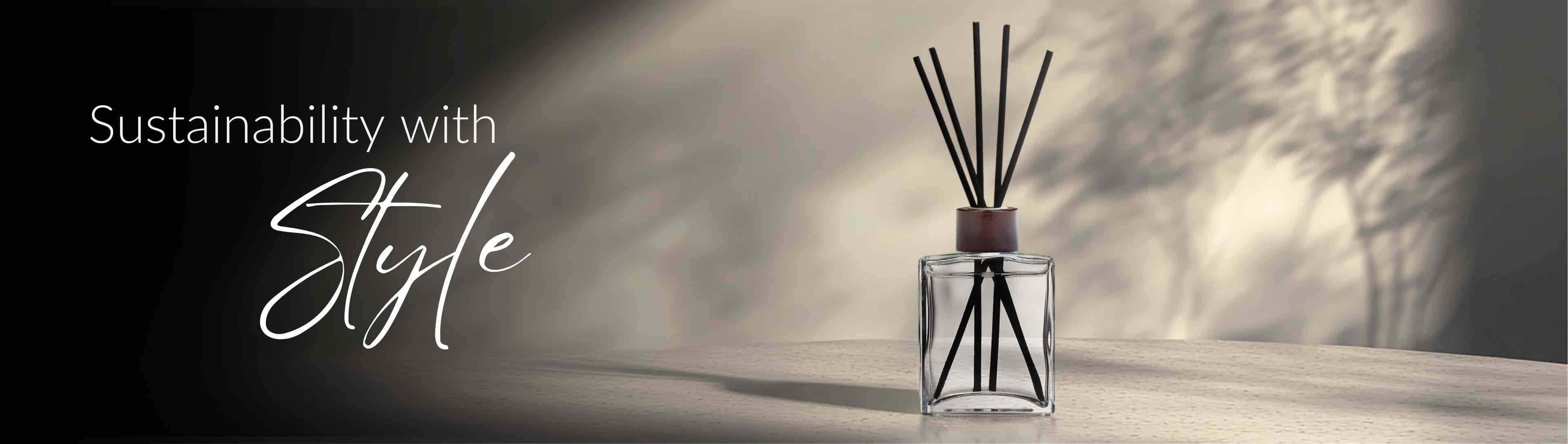 Reed Diffuser Top Coffee Brown Wood