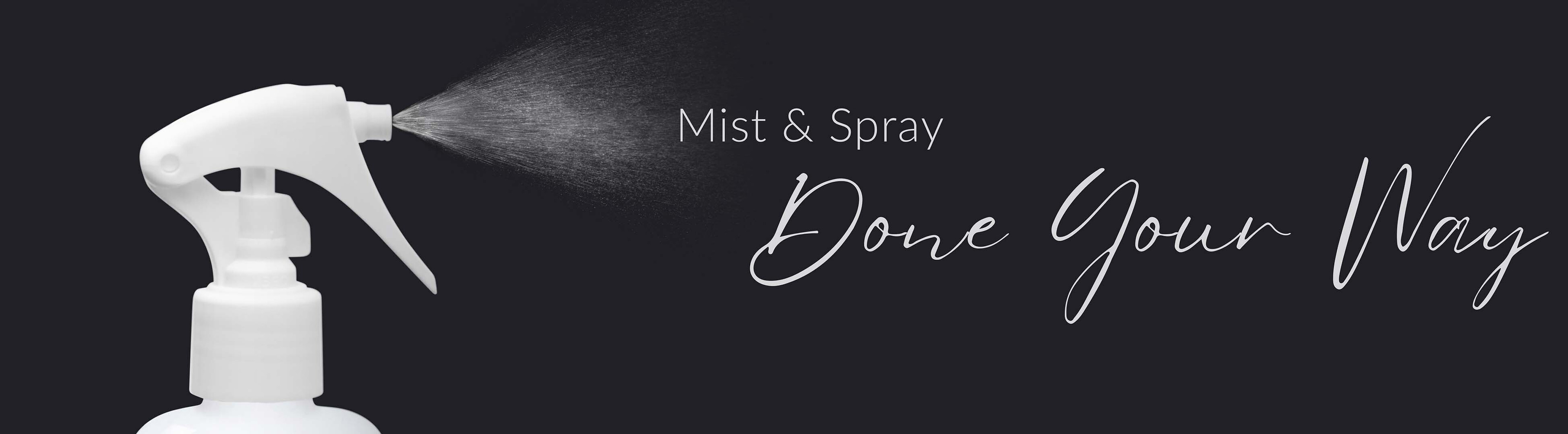 Vizi White Mini Mist Trigger Sprayer