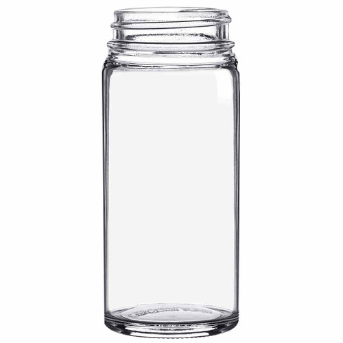 3.4 oz Round Spice Glass Jar 43/400 Thread - Sample