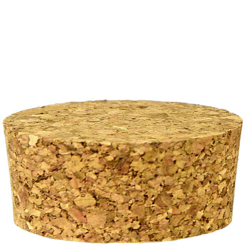 Tapered Cork, Agglomerated, 1 15/16" Top Diam, 1 3/4" Bottom Diam, 13/16" H - Sample