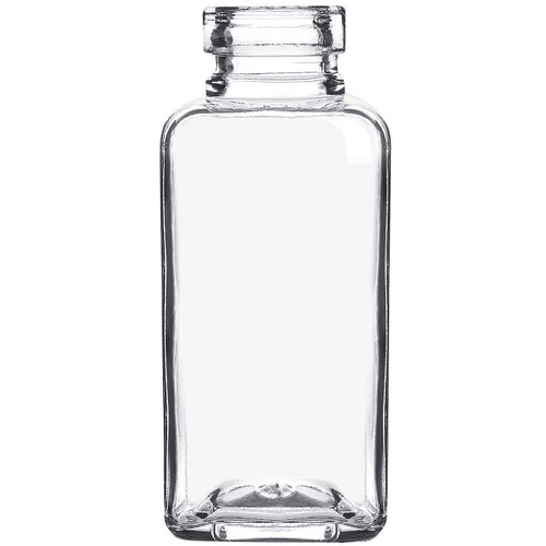 3.4 oz Quad Glass Bottle - Sample