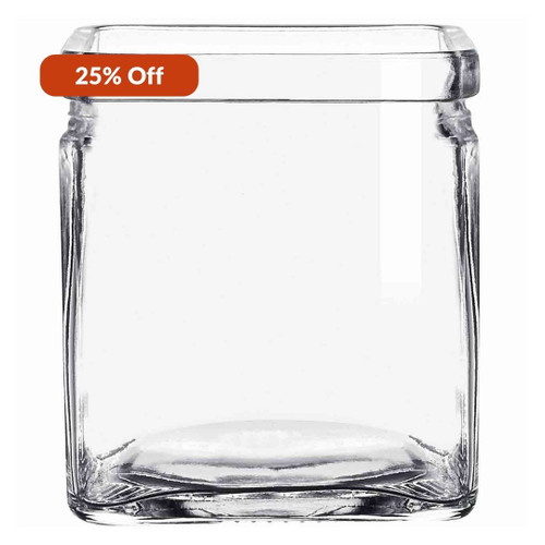 3 oz Square Candle Glass Container - Sample