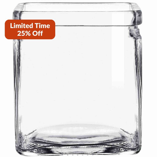 3 oz Square Candle Glass Container Sample Promo