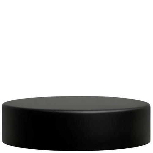 43mm Black PP Plastic Smooth Flat Screw Top Cap with PE Liner - Sample
