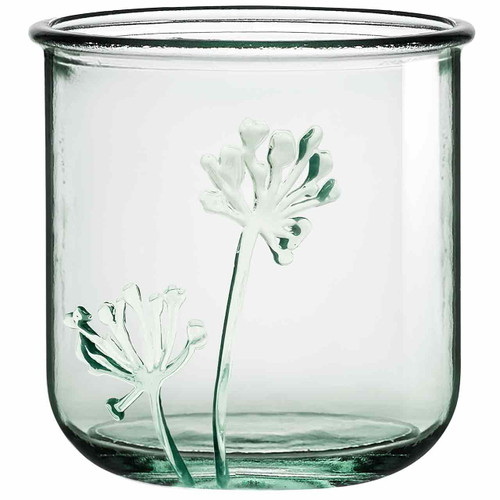 10 oz Classico Flora Candle Container Clear - Sample