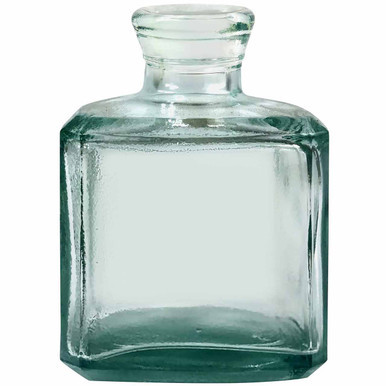 6 oz Cubic Recycled Glass Bottle - Sample