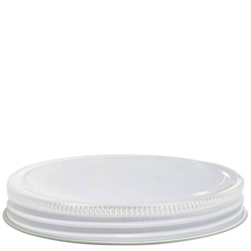 Screw Cap X 89mm Electrolytic Tinplate White Finish with Plastisol - Sample