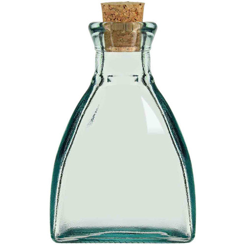 6.8 oz Diamond Recycled Glass Bottle