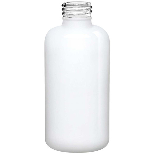 4 oz Botanica Glass Bottle Glossy White 24/410 Thread