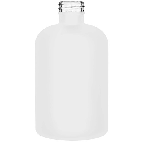 15 oz Apothecary Glass Bottle Frosted 28/410 Thread