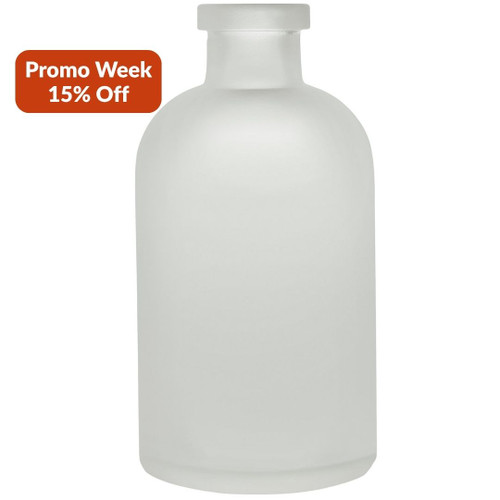 8 oz Apothecary Glass Bottle Frosted