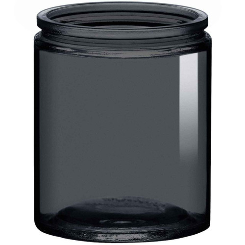 16 oz Calypso Wide Mouth Glass Jar Stormy Grey