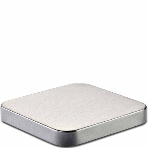 Metal Cap Silver For Square Candle Container