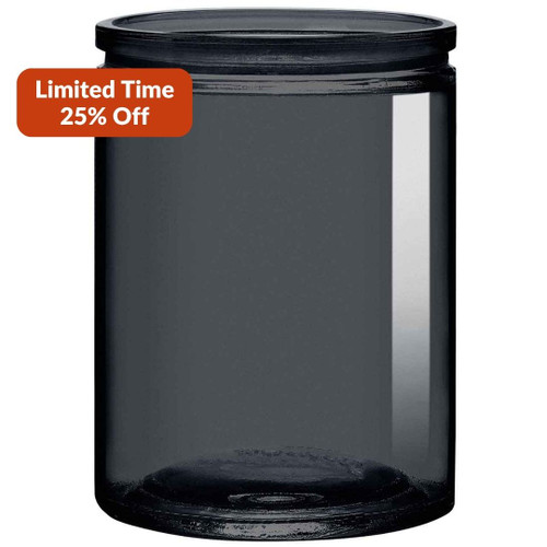 12 oz Calypso Glass Jar Stormy Grey Promo