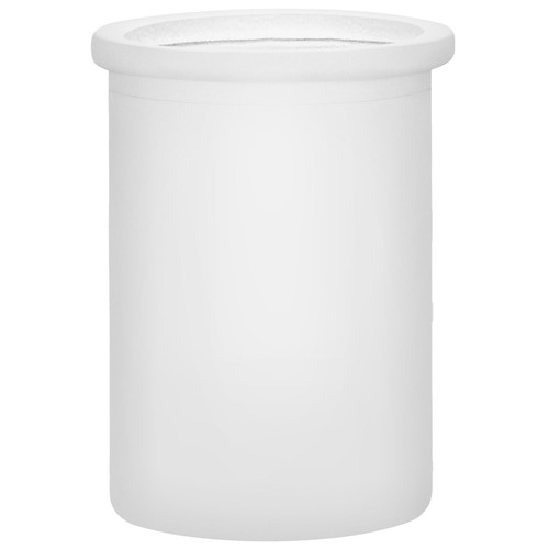 6 oz Round Candle Glass Container Frosted