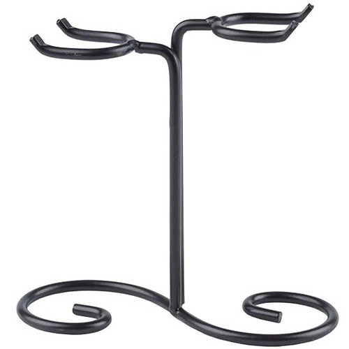 6 1/2" Double Swirl Bottle Metal Stand