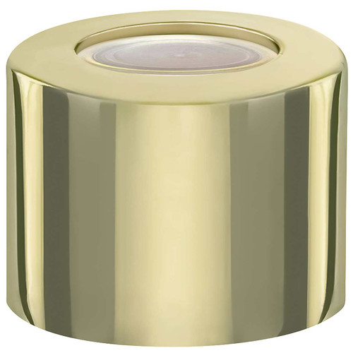 Reed Diffuser Screw Cap 28/410, 25mm Aluminum Gold Finish with Silicone Plug